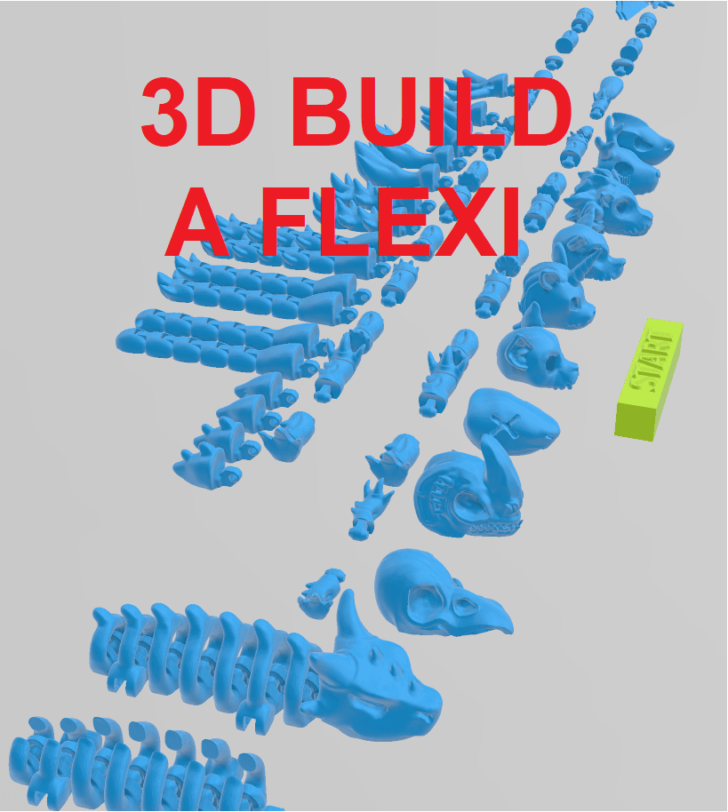 Build A Flexi - Flexi Builder Free Sample Pack 3d model