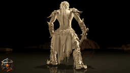 Korga the Savage of The Iron Howl 3d model