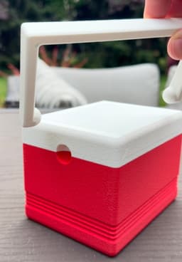 Lunch Cooler Deck Box 3d model
