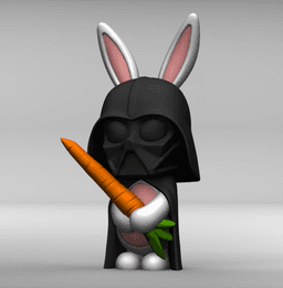 Darth Vader Bunny 3d model