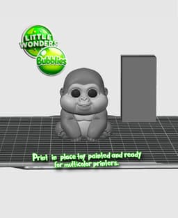 Baby Gorila 3d model