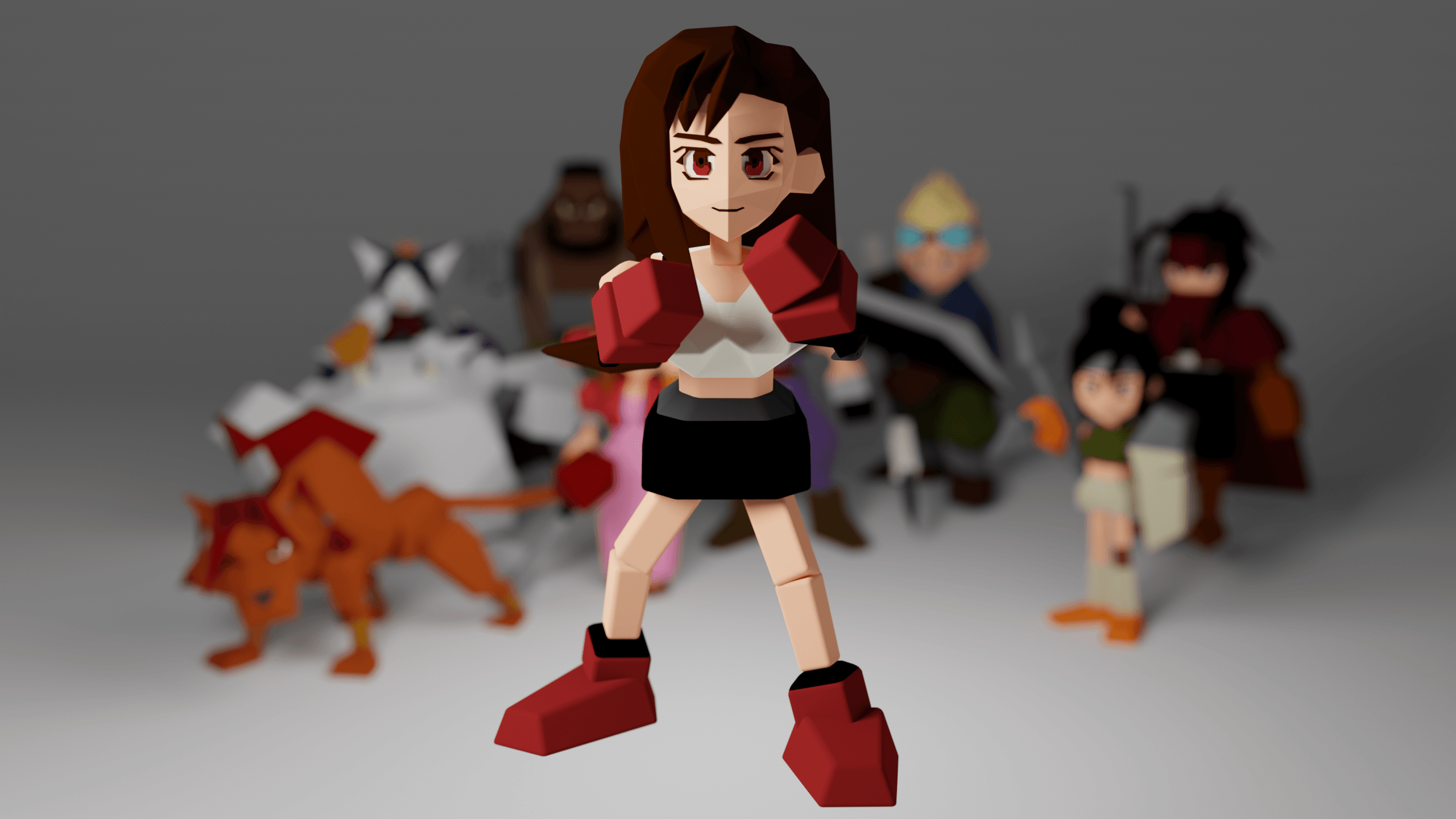 Tifa -Final Fantasy 7 3d model