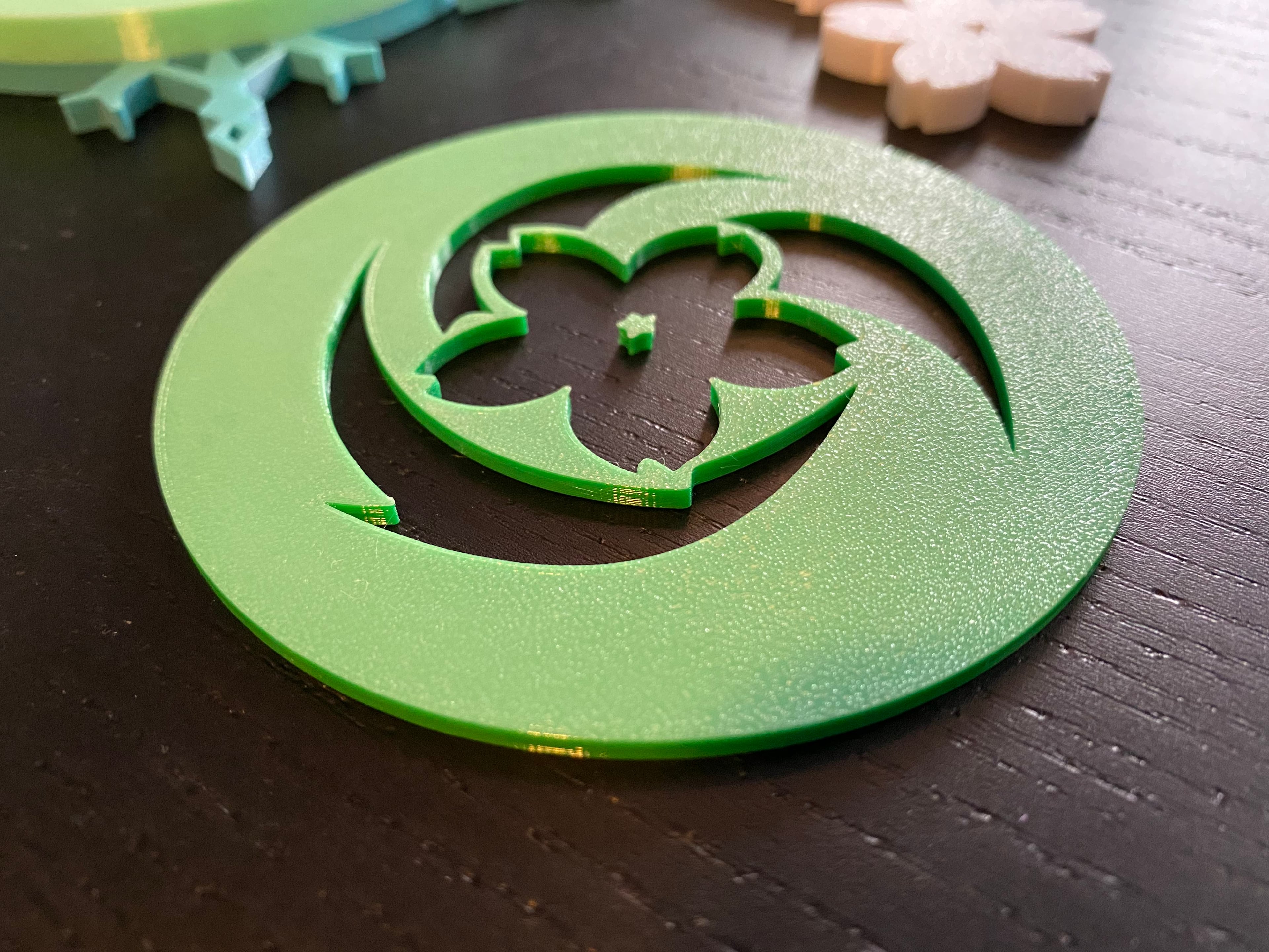 Genshin Impact Button Coaster 3d model