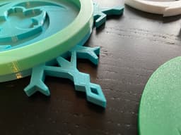 Genshin Impact Button Coaster 3d model