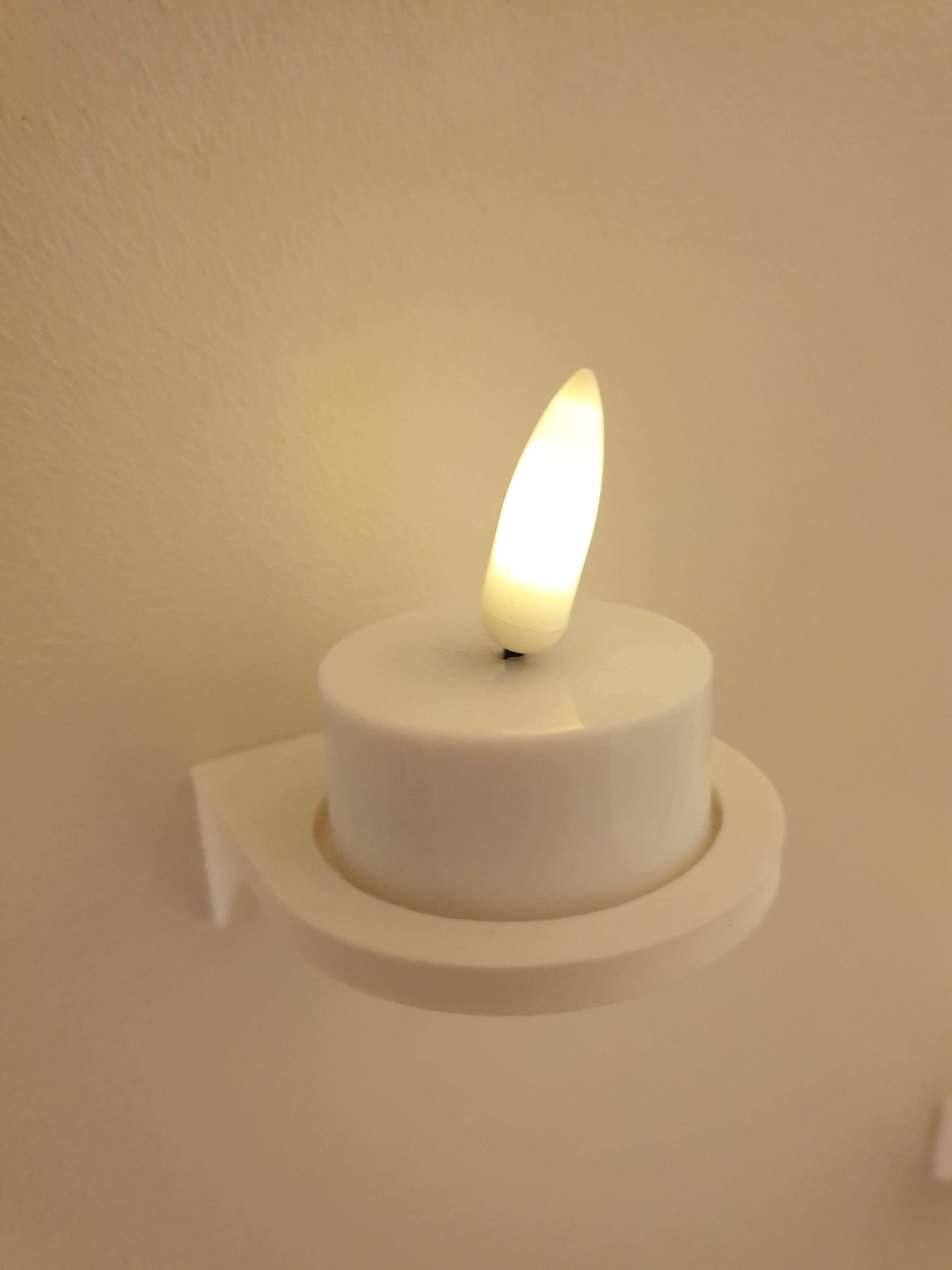 Simple Tealight Shelf 3d model