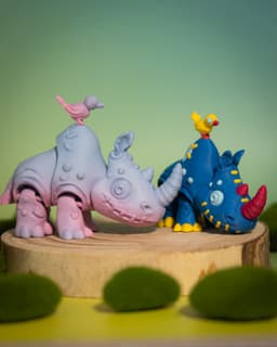 Stuffed Rhino 3d model