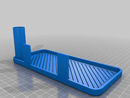 Bathroom/shower shelves - command strip mounted 3d model