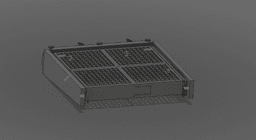 Computer Tray Wall Mount, Stackable 3d model