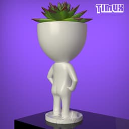 ROBERT PLANT POT STANDING WITH SHOES 3d model