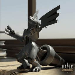644. Zekrom - Basic & Ornamental 3d model