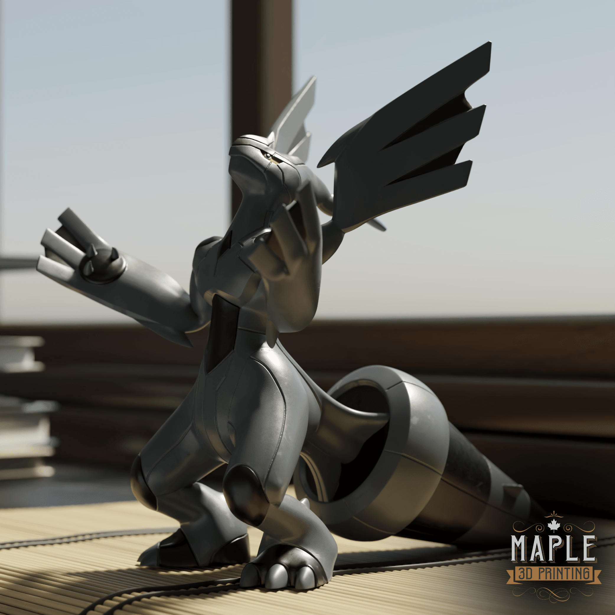 644. Zekrom - Basic & Ornamental 3d model