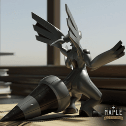 644. Zekrom - Basic & Ornamental 3d model