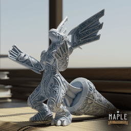 644. Zekrom - Basic & Ornamental 3d model