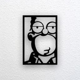 Simpson Wall Art 3d model