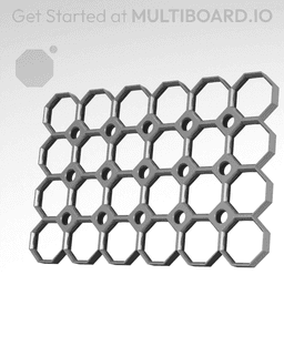 6x4 Multiboard Corner Legacy Tile 3d model