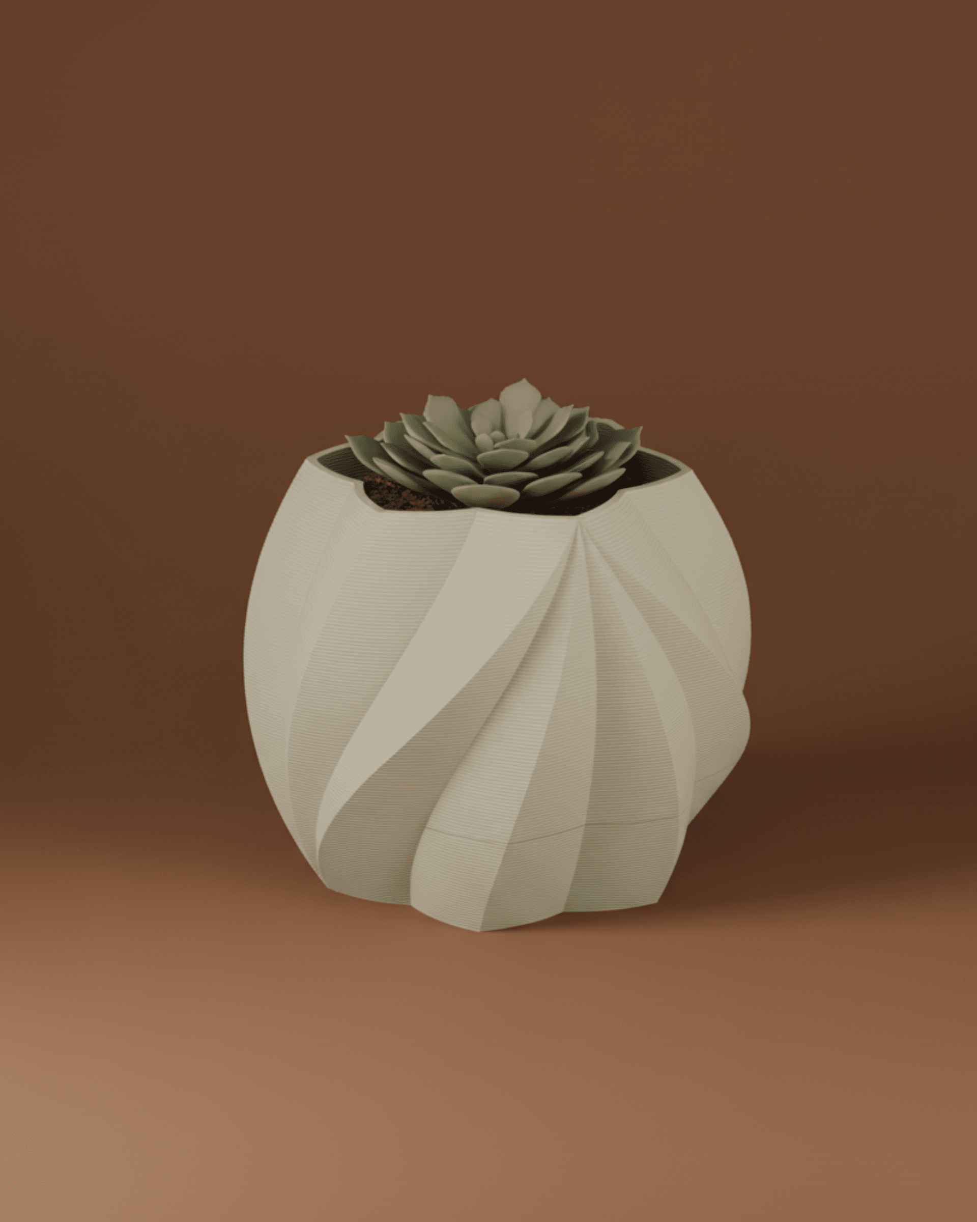 Flowerpot Star 3d model