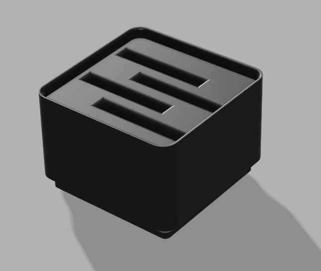 Gridfinity Actually Good SD Card Holder 3d model