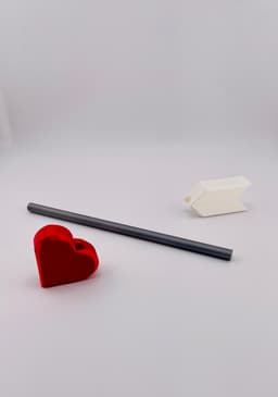 Heart with Arrow Costume Gnome 3d model
