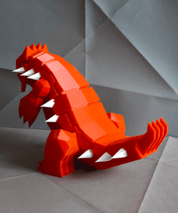 Groudon Low Poly Pokemon 3d model