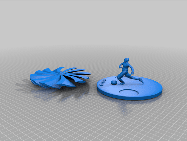World Cup tea light 3d model