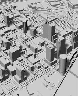 TAMPA, Skyline 3d map 3d model