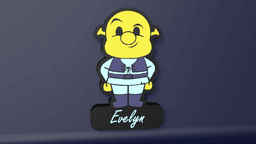 Chibi Shrek - LED Lightbox 3d model