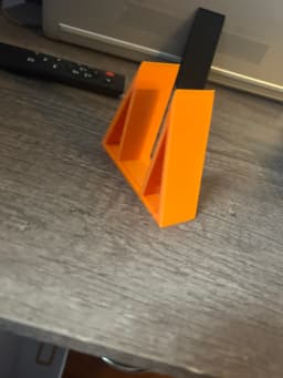 Upright Laptop Stand 3d model