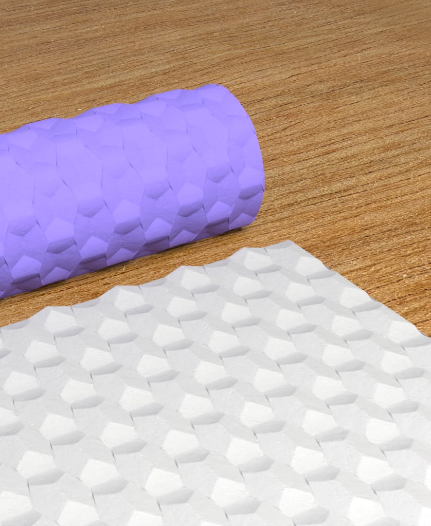 Collection Red | Concrete Blocks 006 | Polymer Clay Seamless Texture Roller 3d model