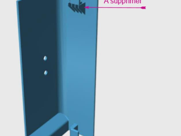 Cache ventilation Prusa i3 BQ 3d model