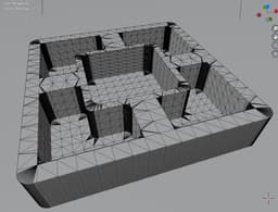 Dry fruits tray square 3d model