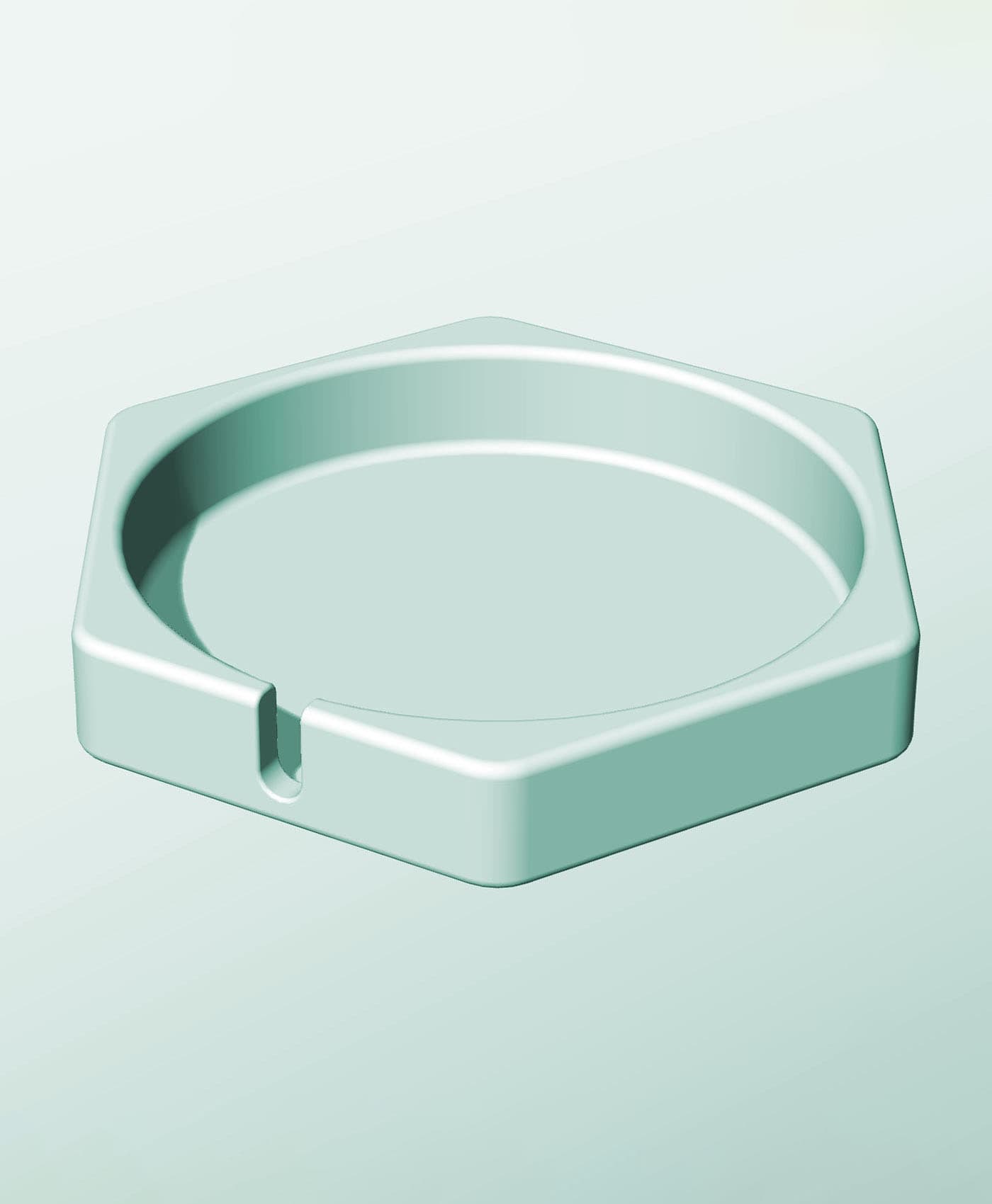 CH162-30-S Stackable slotted bin box module for creative decor 3d model