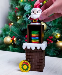 Magic Santa Chimney Ornament 3d model