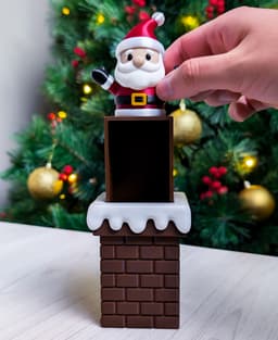 Magic Santa Chimney Ornament 3d model