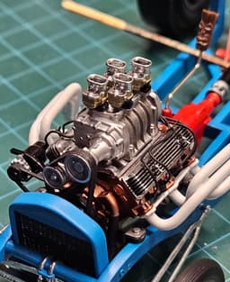 Cragar 4-71 blower for Olds 3d model