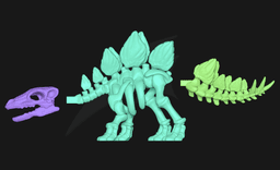 Stegosaurus Skeleton 3d model