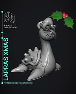 Lapras Xmas - Pokemon - Fan Art 3d model