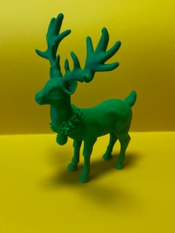 Christmas reindeer decoration 3d model