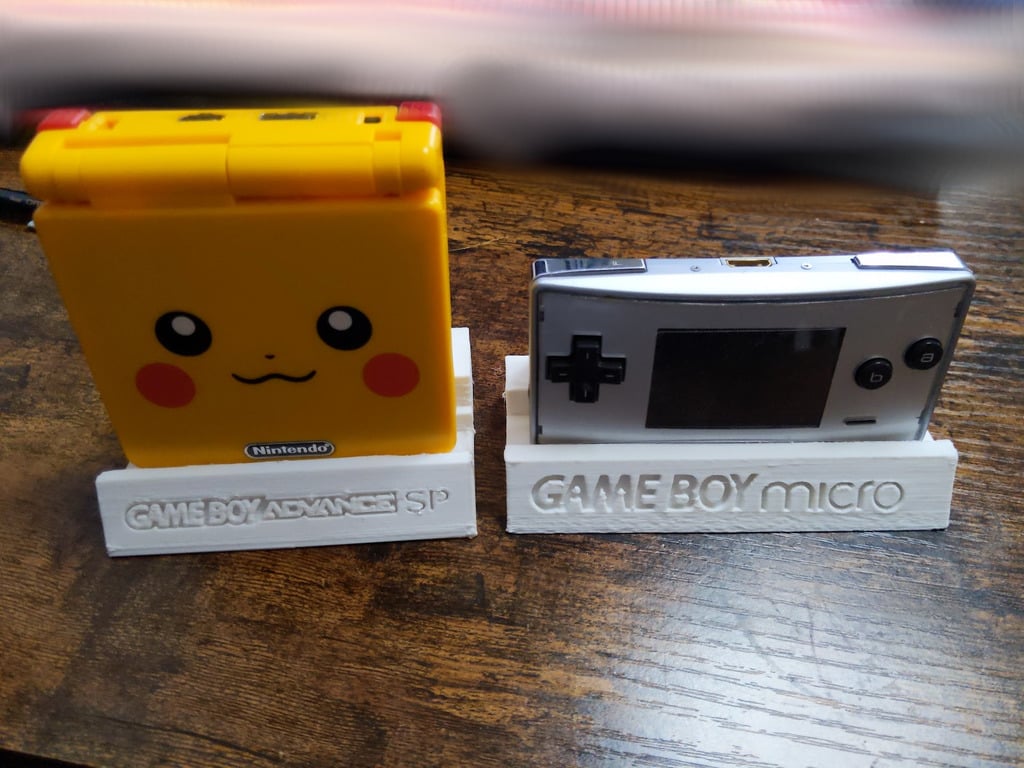Gameboy Display Stand Full Set 3d model