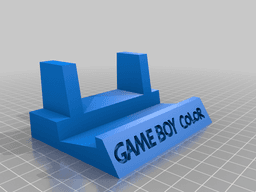 Gameboy Display Stand Full Set 3d model