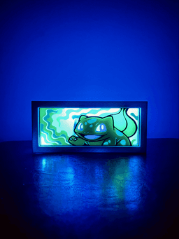 Bulbasaur - LED Lightbox - NO AMS NEEDED 3d model