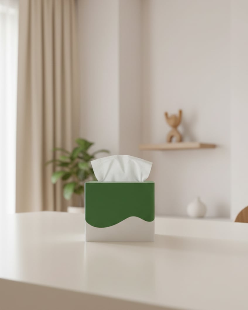 Blowing Skirt Small Tissue Box 3d model