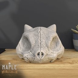Bulbasaur Skull - Pokemon - Solid & Hollow 3d model