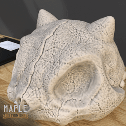 Bulbasaur Skull - Pokemon - Solid & Hollow 3d model