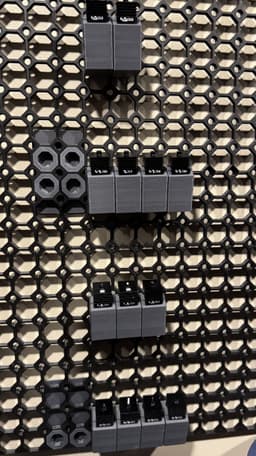 H2/P2S Angled STD Hotend Holder for MultiBoard 3d model