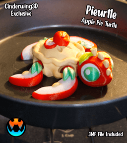 Apple Pie Turtle 3d model