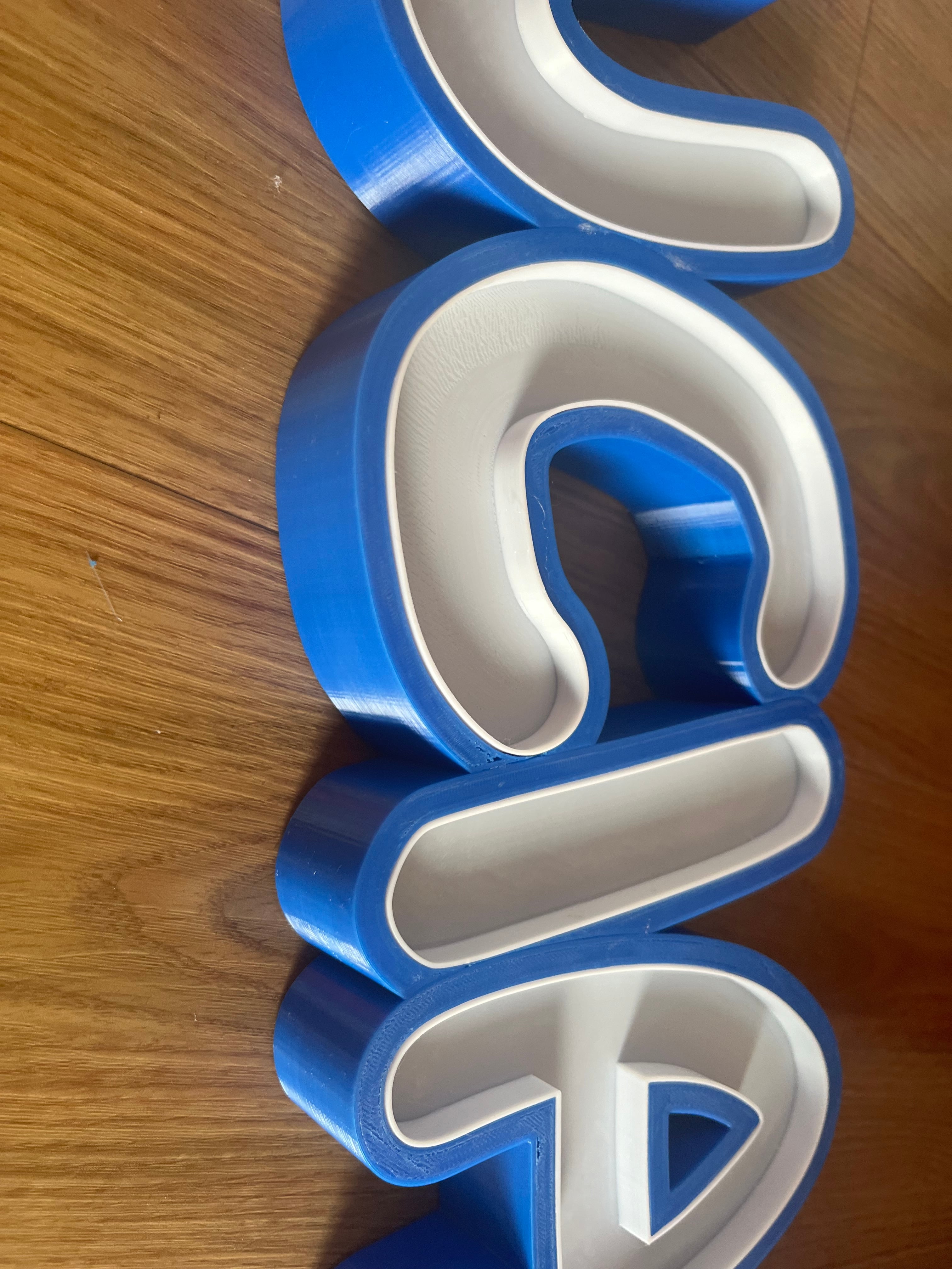 LED ALPHABET TARO BOBA LED LAMP 3d model