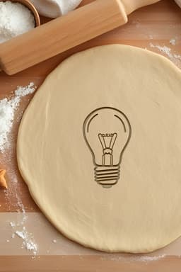 Lightbulb Cookie Cutter, Biscuit Cutter 3d model