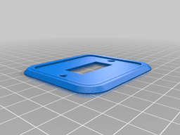 RV Switch Bezel 3d model