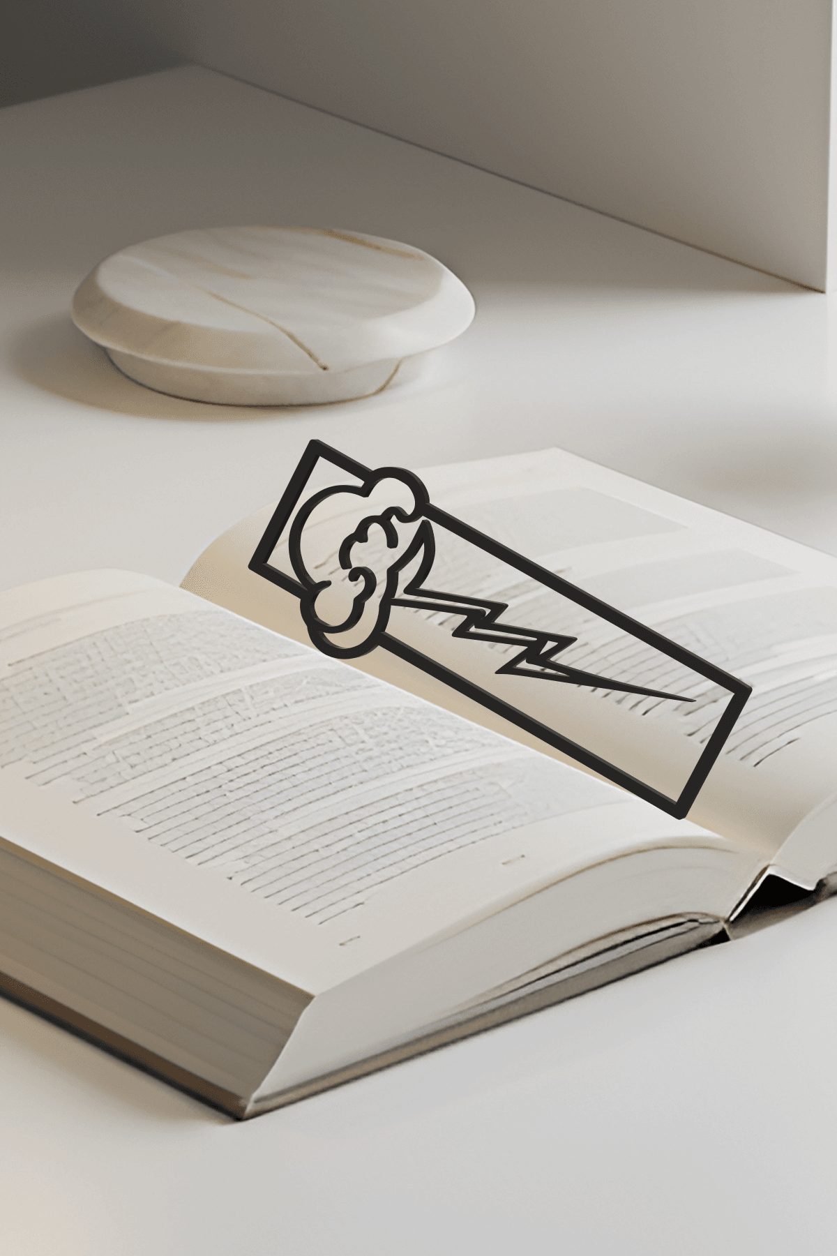 Cloud, Lighting Bookmark, Gift Idea 3d model