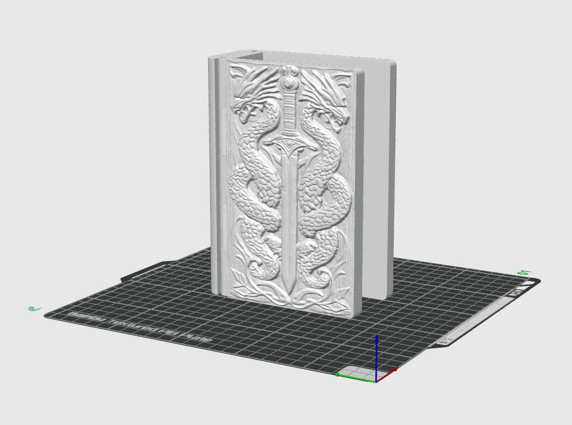 Dragon Sword Book Box 3d model